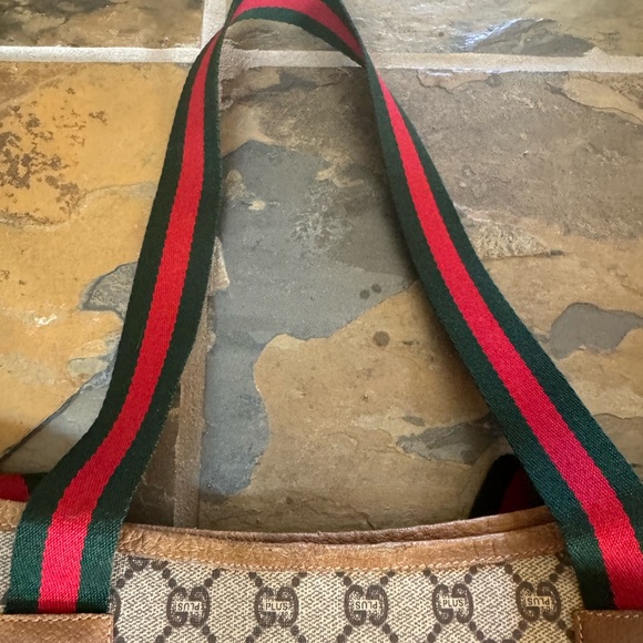 Gucci Vintage GG Plus Sherryline Tote/Handbag W/COA. - Picture 11 of 16